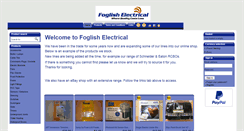 Desktop Screenshot of foglishelectrical.com